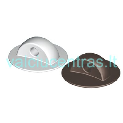 Adhesive rope holder